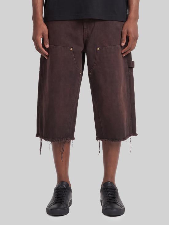 26FW 윌리 차바리아 숏팬츠 MMWPA017 BROWN