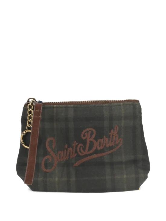 26FW 세인트바쓰 클러치/파우치 ALMI001 00591M SCOTT TARTAN 52 EMB