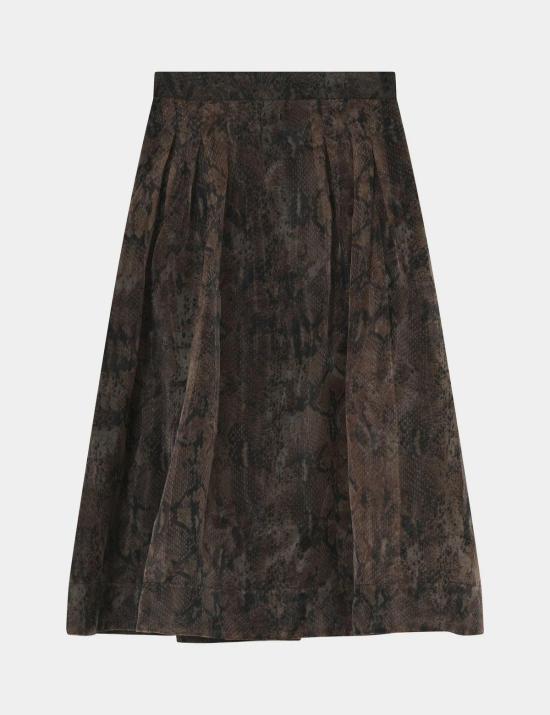  Day Birger et Mikkelsen 미디 스커트 DAY26041020 BROWN SNAKEY - OTHER BRANDS