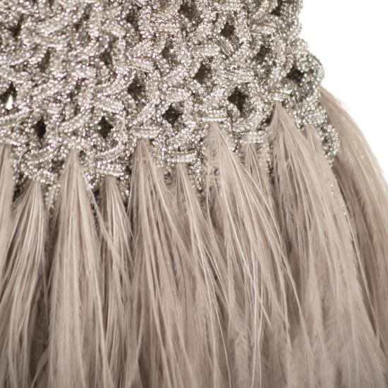 26SS 히보우라마 토트백 VANNIFIQUE PLUMES LIGHT GREY - HIBOURAMA