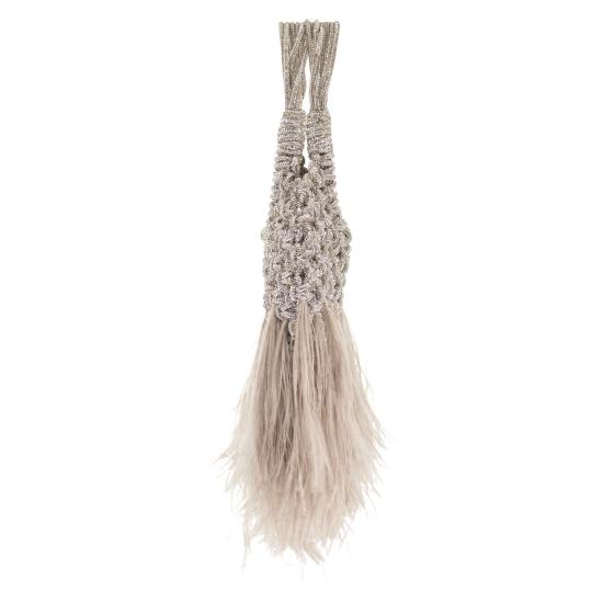 26SS 히보우라마 토트백 VANNIFIQUE PLUMES LIGHT GREY - HIBOURAMA