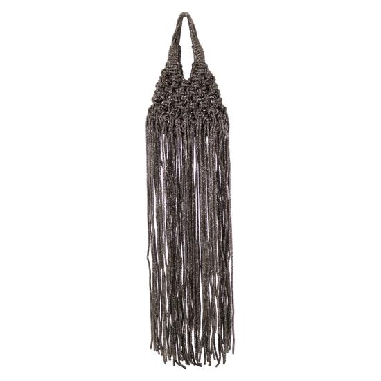 26SS 히보우라마 토트백 VANNIFIQUE MINI FRINGE ANTHRACITE - HIBOURAMA