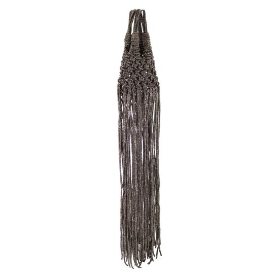 26SS 히보우라마 토트백 VANNIFIQUE MINI FRINGE ANTHRACITE - HIBOURAMA