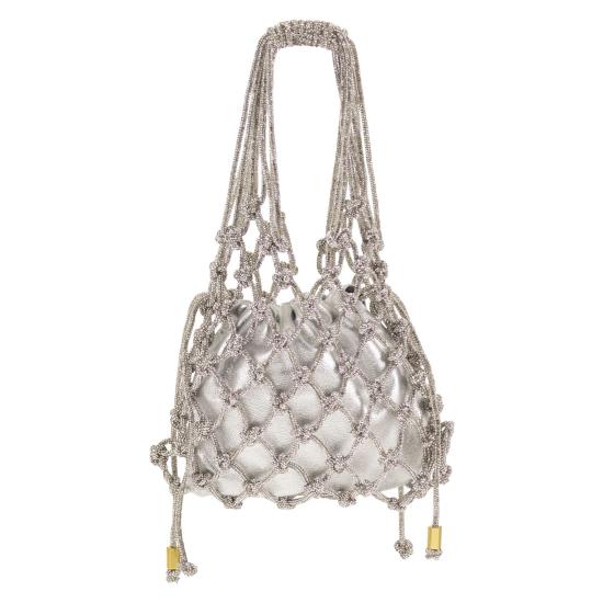 26SS 히보우라마 토트백 CARRIE CRYSTAL CRYSTAL SILVER - HIBOURAMA