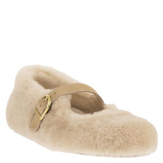 26FW 버켄스탁 플랫 슈즈 1032708 LIGHT BEIGE - BIRKENSTOCK