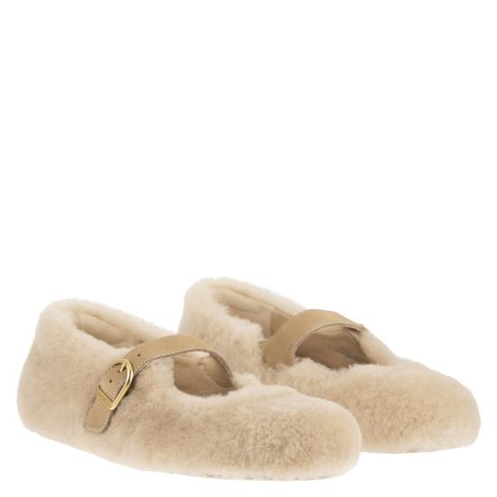 26FW 버켄스탁 플랫 슈즈 1032708 LIGHT BEIGE - BIRKENSTOCK