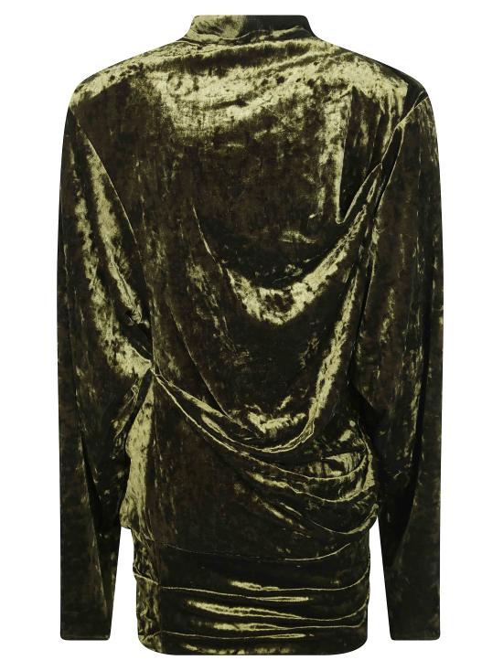 26FW 엔타이어 스튜디오 미디 원피스 ESFW26DR02606 8371 TAPESTRY GREEN - ENTIRE STUDIOS