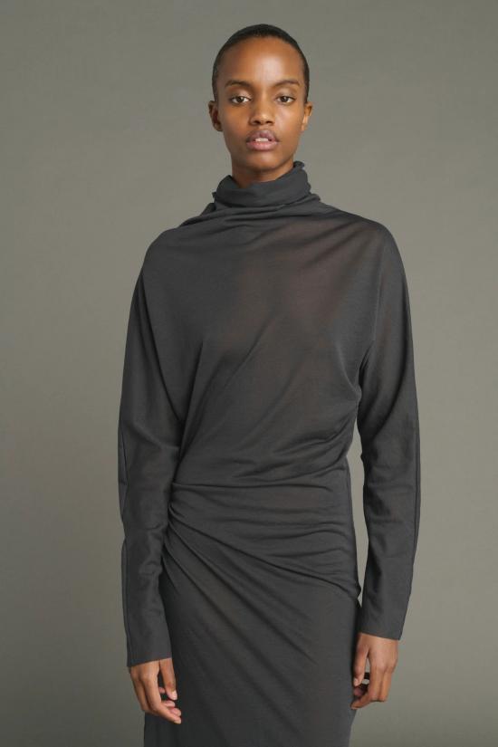 26FW 쉐르 미디 원피스 ROB1354LOLA GRI0326W GRIS - SOEUR