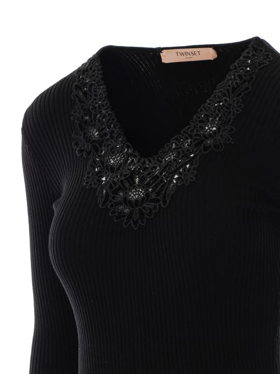 26FW 트윈셋 미디 원피스 262TT3043 00006 BLACK - TWINSET
