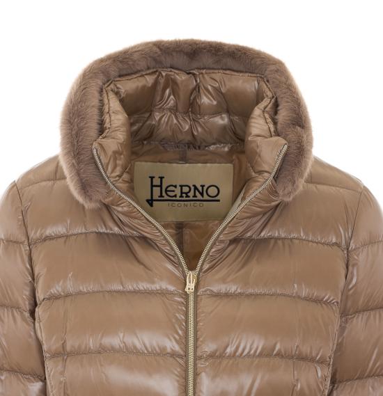 26FW 에르노 클라우디아 쇼트 다운 자켓 PI0485DIC M05 12017Z2600 BROWN - HERNO