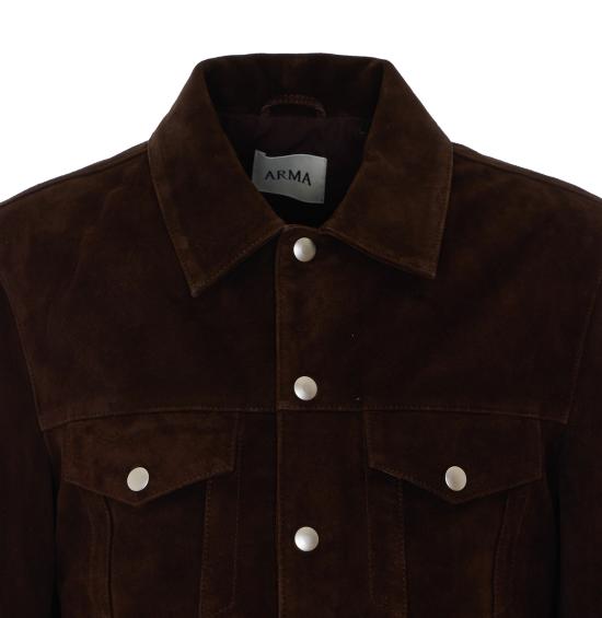 26FW 아르마 자켓 003G266015 05 CHARCOAL BROWN - ARMA