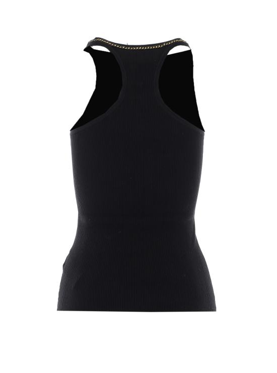 26FW 엘리자베타프랜치 민소매 티셔츠 TK10B66E2 F71 BLACK - ELISABETTA FRANCHI