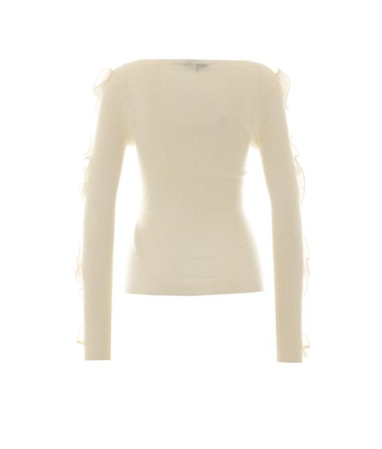 26FW 리우조 스웨터 CF6042MA82O 10701 WHITE - LIU JO