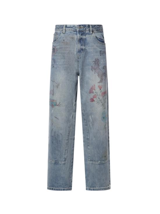26FW 파운드 데님 팬츠 FOFW26DP03012 6371 LIGHT VINTAGE BLUE