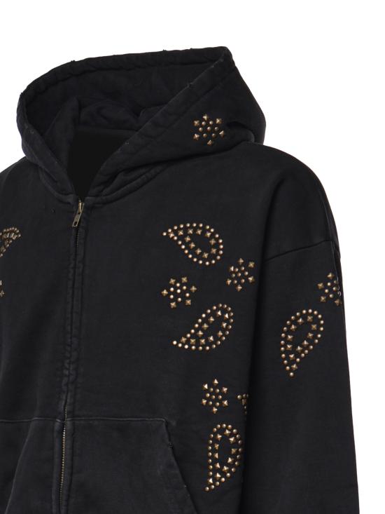 26FW 파운드 후드 티셔츠 FOFW26HO02012 0027 VINTAGE BLACK - FOUND