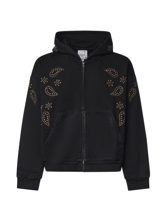26FW 파운드 후드 티셔츠 FOFW26HO02012 0027 VINTAGE BLACK