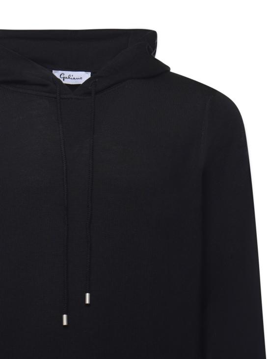 26FW 갈리아노 후드 티셔츠 57122 14801099 BLACK - GALIANO