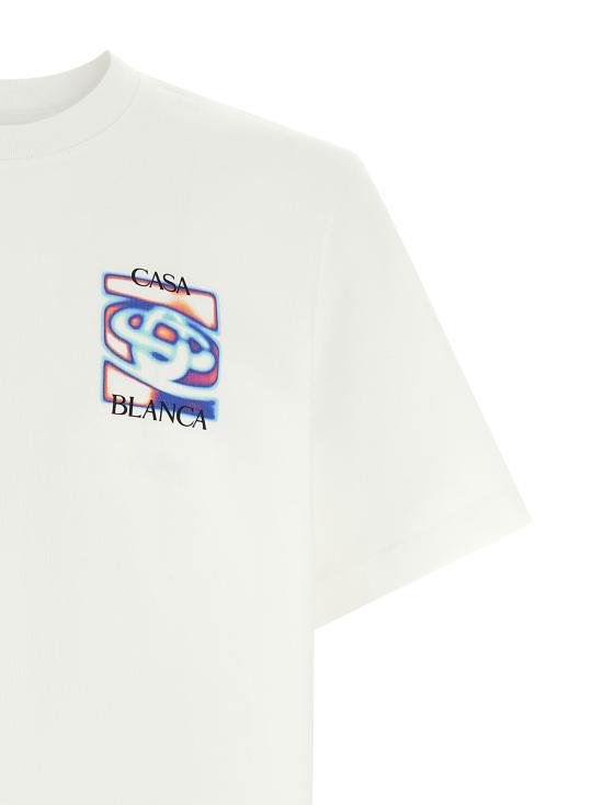 26SS 카사블랑카 탑 CA329018BM WHITE - CASABLANCA