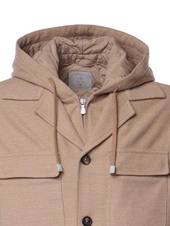 26FW 일레븐티 셔츠 N75GBTN14TES0H111 04A DARK CAMEL - ELEVENTY