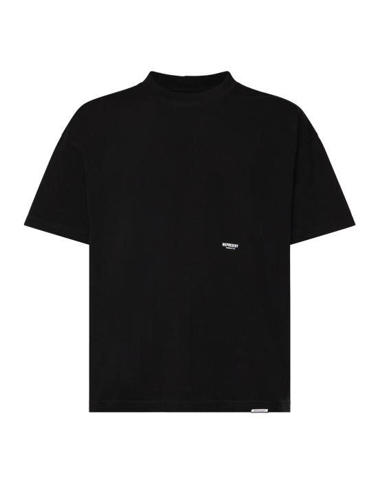 26FW 리프레젠트 반팔 티셔츠 OCM100042 01 JET BLACK