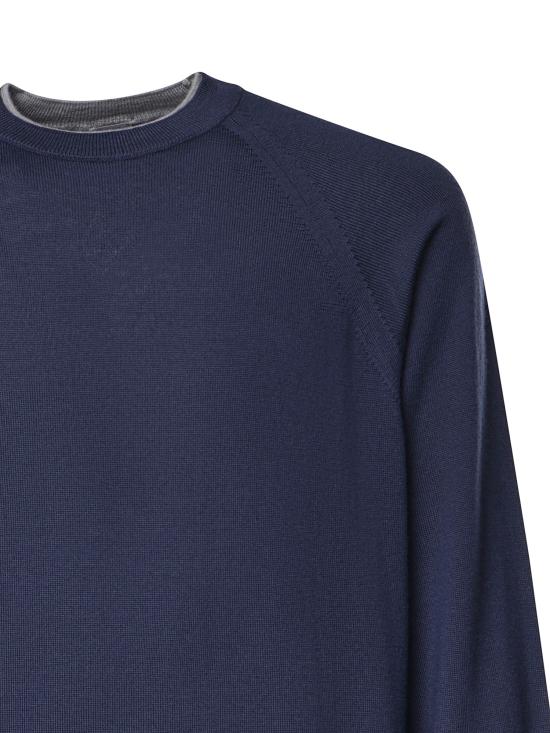 26FW 일레븐티 스웨터 N76MAGN56MAG0N037 19 13 ROYAL BLUE LIGHT GRAY - ELEVENTY