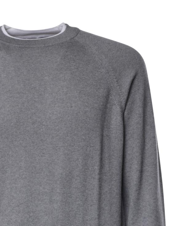 26FW 일레븐티 스웨터 N76MAGN56MAG0N037 13 00 LIGHT GREY IVORY - ELEVENTY