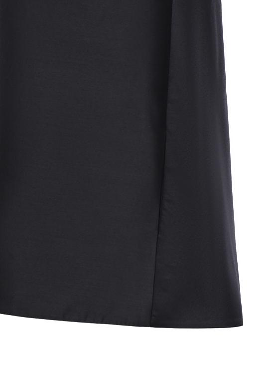 26FW 발렌시아가 A-라인 울 드레스 A009P3 TUT221000 BLACK - BALENCIAGA