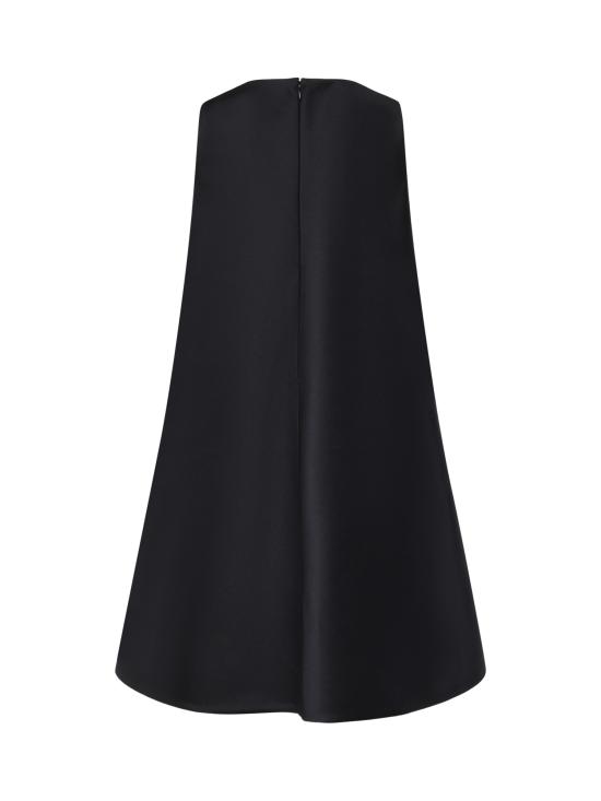 26FW 발렌시아가 A-라인 울 드레스 A009P3 TUT221000 BLACK - BALENCIAGA