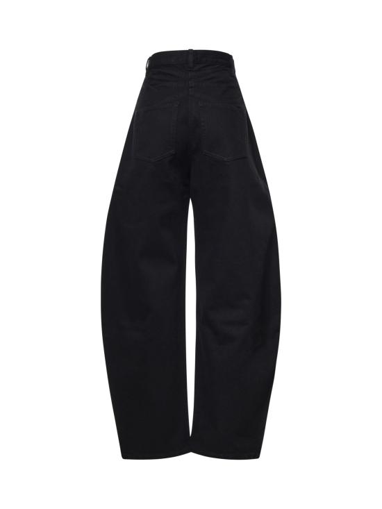 26FW 알라이아 데님 팬츠 AA9P1443D003D 995 BLACK - ALAIA