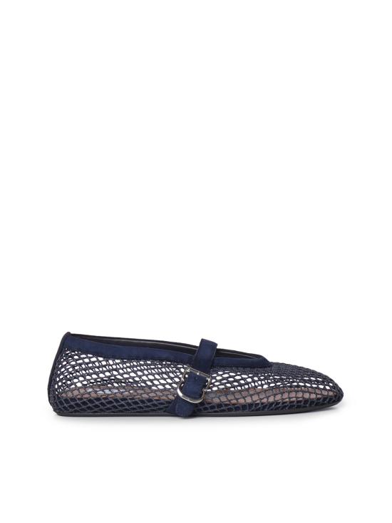 26FW 알라이아 피쉬넷 발레 플랫 AA3A029TK061 U54 BLEU NUIT