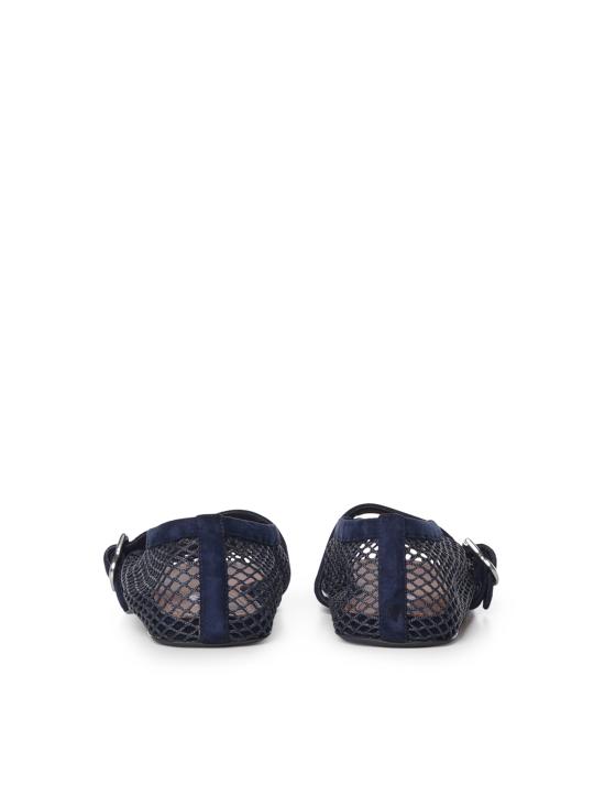 26FW 알라이아 피쉬넷 발레 플랫 AA3A029TK061 U54 BLEU NUIT - ALAIA
