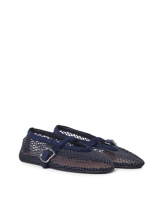 26FW 알라이아 피쉬넷 발레 플랫 AA3A029TK061 U54 BLEU NUIT - ALAIA