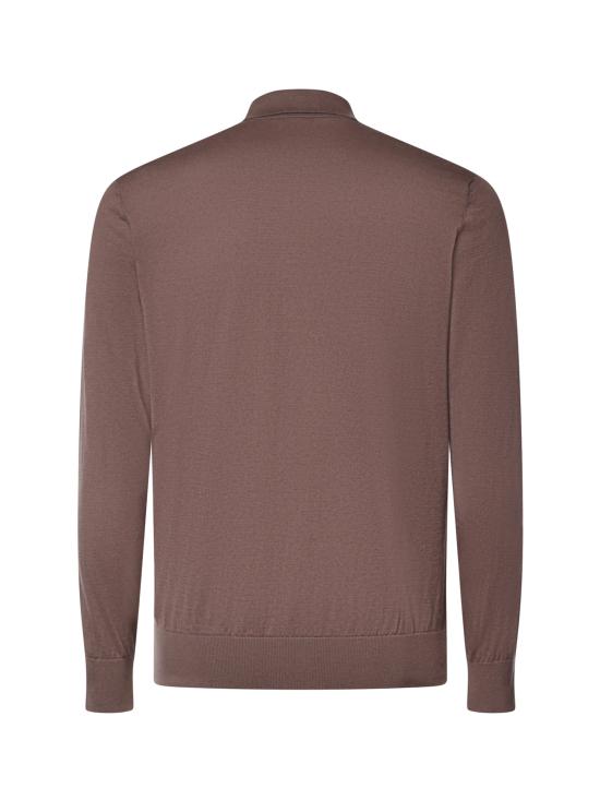 26FW 일레븐티 폴로 티셔츠 N76POLN07MAG0K007 05 DARK BROWN - ELEVENTY