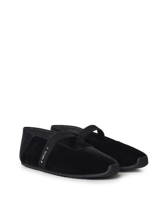 26FW 펜디 플랫 슈즈 8F9214 WR1F0ABB BLACK - FENDI