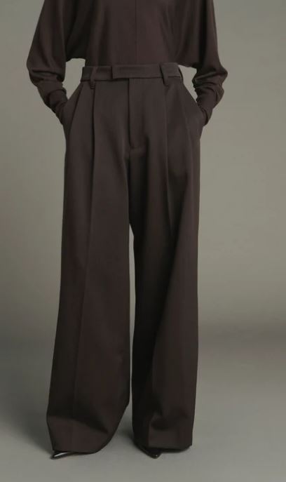 26FW 쉐르 팬츠 PAN1418 LAUMIERE0126W EBANO - SOEUR