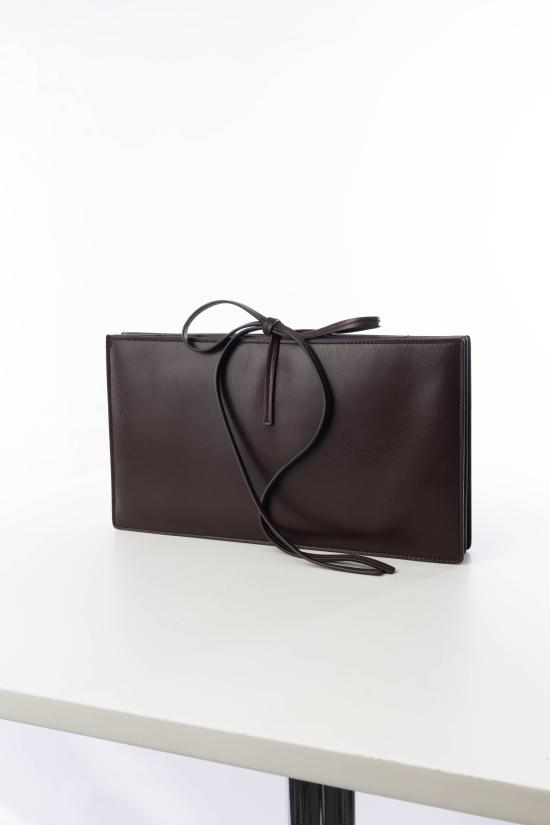 26FW 피비 파일로 스플레이 클러치 EB14LT0246 803CHS CHOC BROWN SILVER - PHOEBE PHILO