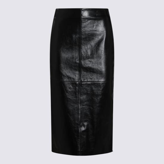 26FW 스포트막스 미디 스커트 2622406012600 45056F003 NERO