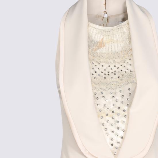 26FW 엘리자베타프랜치 미디 원피스 ABR1667E2 193 BURRO - ELISABETTA FRANCHI