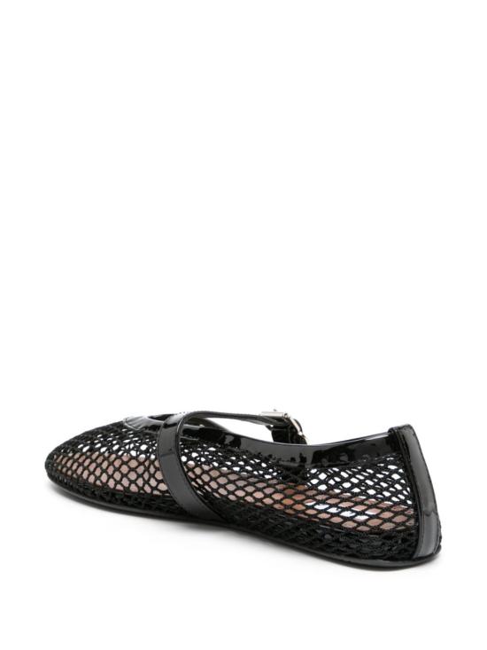 26FW 알라이아 피쉬넷 발레 플랫 AA3A029TK007 999 BLACK - ALAIA