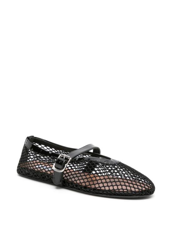 26FW 알라이아 피쉬넷 발레 플랫 AA3A029TK007 999 BLACK - ALAIA