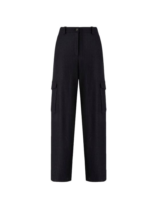 26FW 핑코 스트레이트 팬츠 107708 A3MCEI1 NAVY - PINKO