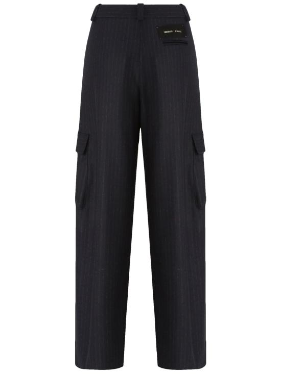 26FW 핑코 스트레이트 팬츠 107708 A3MCEI1 NAVY - PINKO