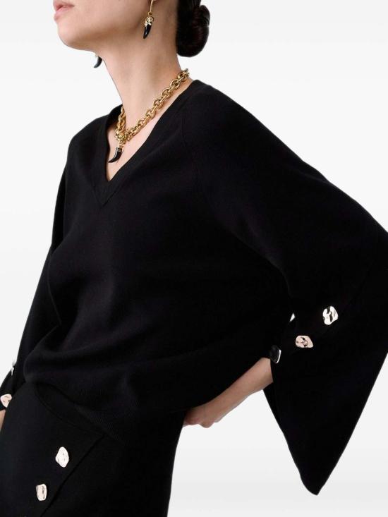 26FW 리우조 탑 CF6092MS99E22222 BLACK - LIU JO