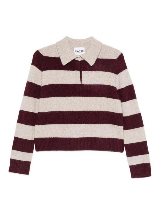 26FW 쿠즈텡 폴로 티셔츠 F48102614 DARK RED