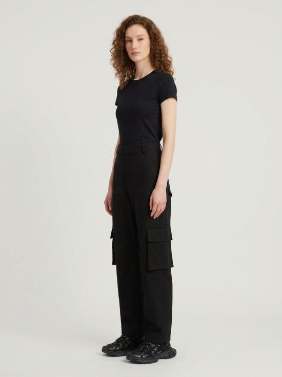 26FW 발렌시아가 스트레이트 팬츠 A002AD BLACK - BALENCIAGA