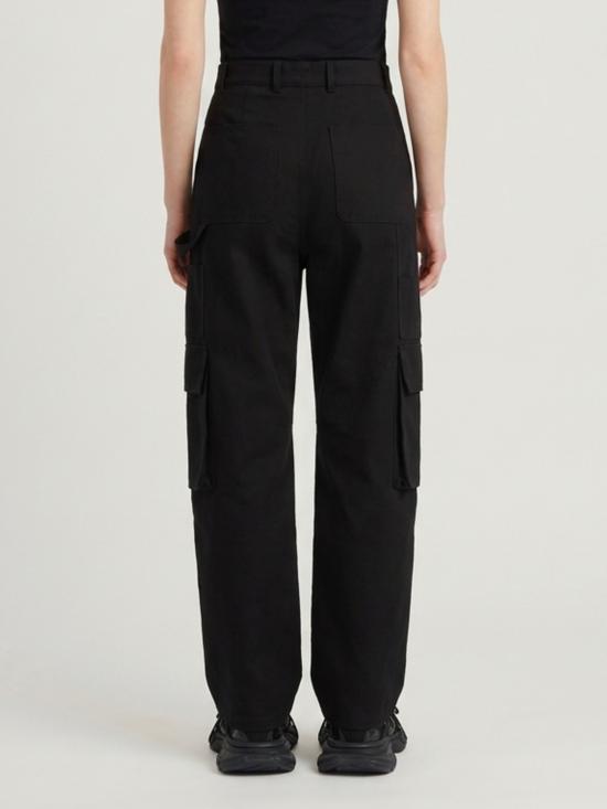 26FW 발렌시아가 스트레이트 팬츠 A002AD BLACK - BALENCIAGA