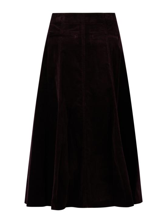 26FW 폴로 랄프로렌 미디 스커트 211B17568 003 MIDNIGHT MERLOT - POLO RALPH LAUREN