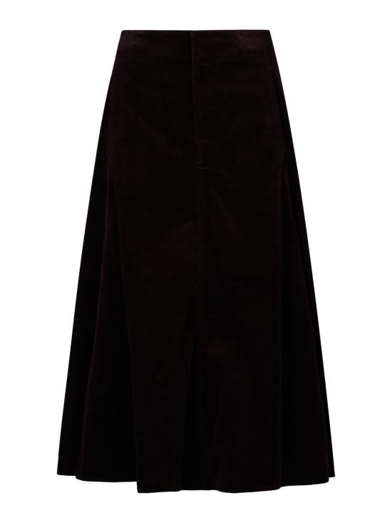 26FW 폴로 랄프로렌 미디 스커트 211B17568 003 MIDNIGHT MERLOT - POLO RALPH LAUREN