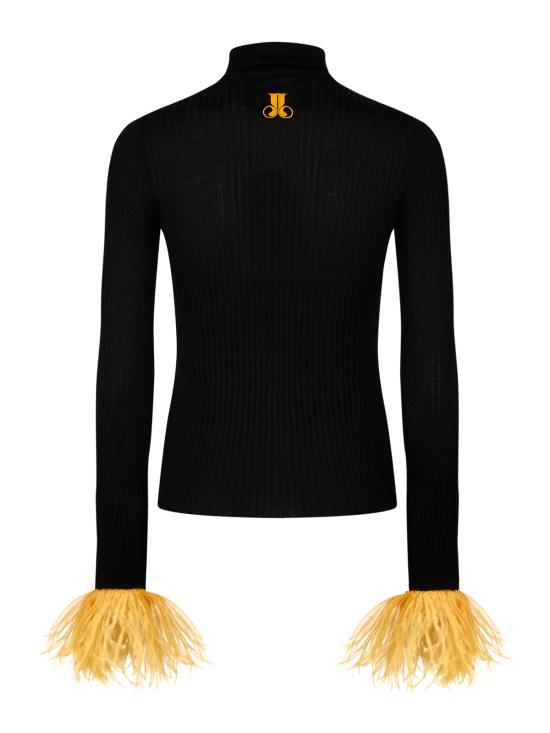 26FW 라 더블제이 민소매 티셔츠 PUL0167 KNI091VA195BL01 BLACK - LA DOUBLEJ
