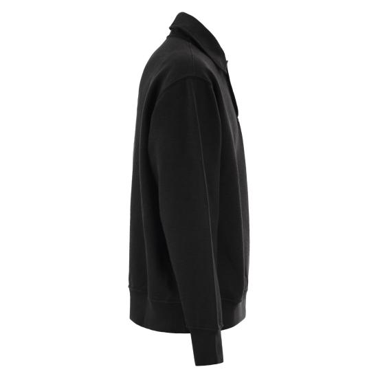 26FW 스톤 아일랜드 튜블라 코튼 플리스 폴로 스웨트셔츠 L2S156100054 BLACK - STONE ISLAND